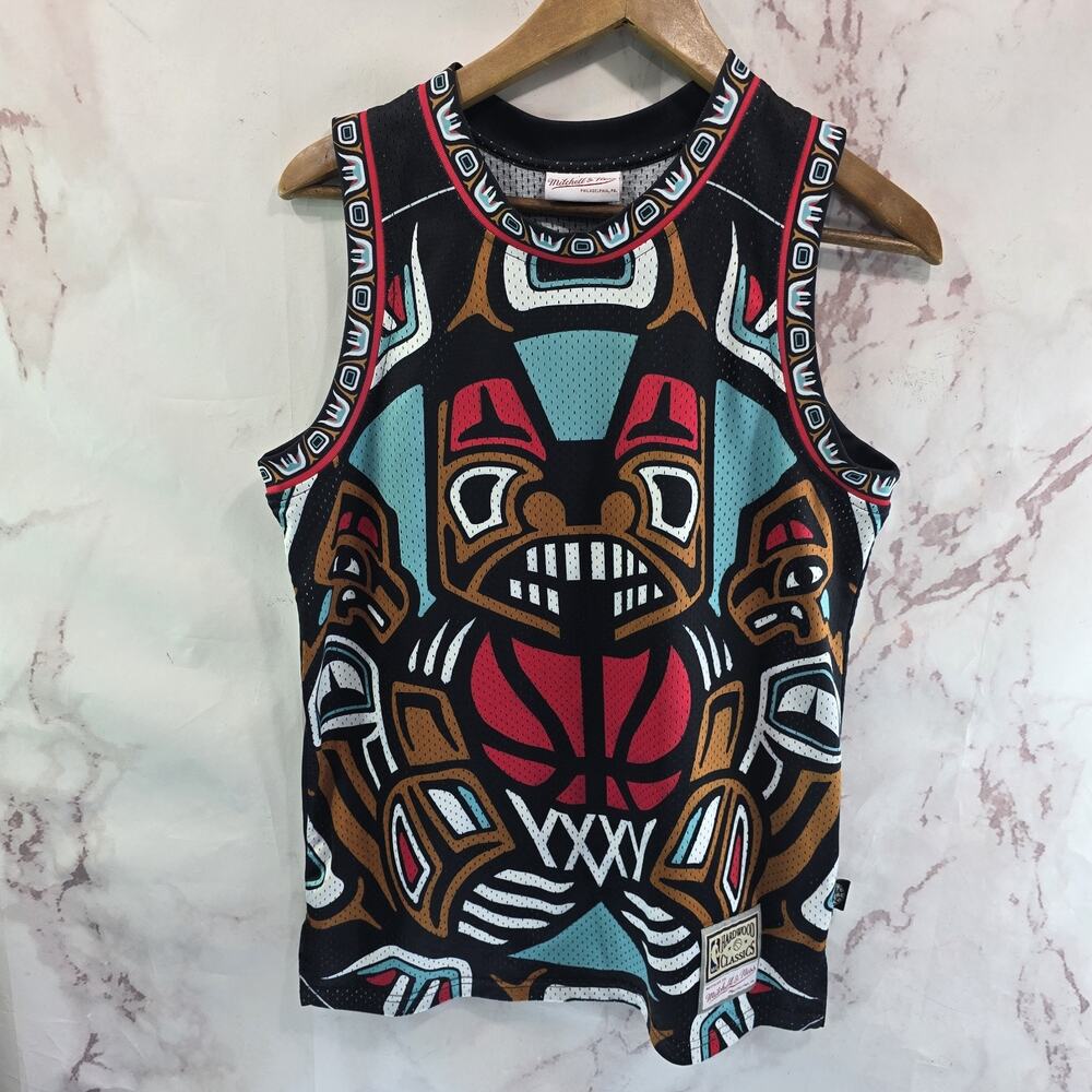 Memphis Grizzlies Jersey Boys Large 14 16 NBA Mitchell Ness Vancouver Vintage